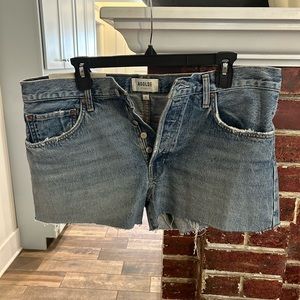Agolde blue Jean shorts